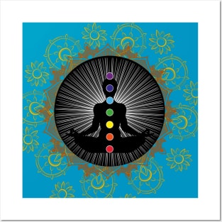 Chakra Mandala Posters and Art